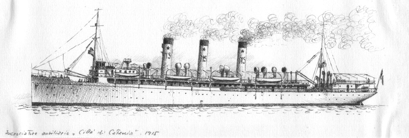 1915 - Incrociatore ausiliario 'Citta' di Catania'